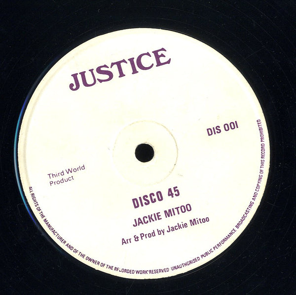 JACKIE MITTOO [Disco 45 ( Disco Jack) / Pt 2 ]