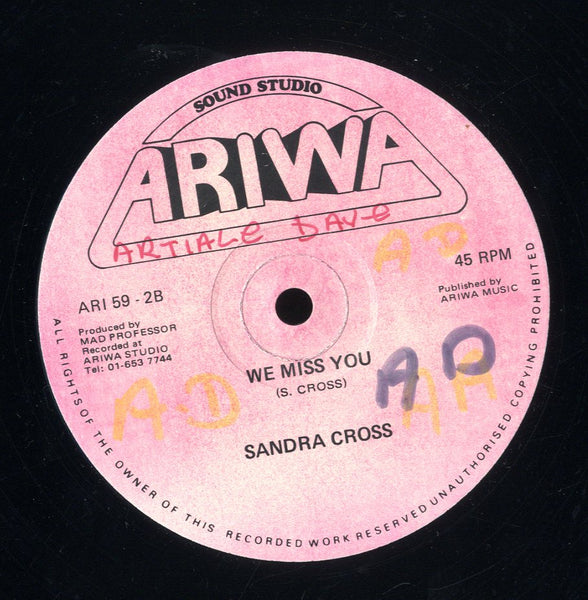 SANDRA CROSS [My Guy / We Miss You]