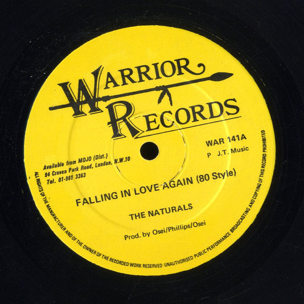 THE NATURALS / THE SADONIANS [Falling  In Love Again (80s Style) / The Day Will Come]