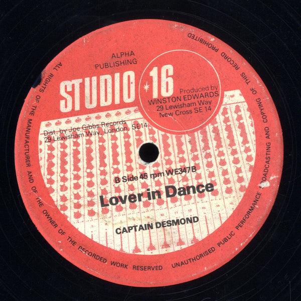 LOVE & UNITY / CAPTAIN DESMOND [I Adore You / Love In The Dance ]