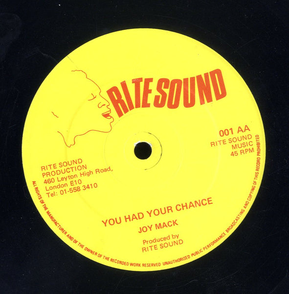 JOY MACK WITH THE CHOSEN FEW [You Had Your Chance]
