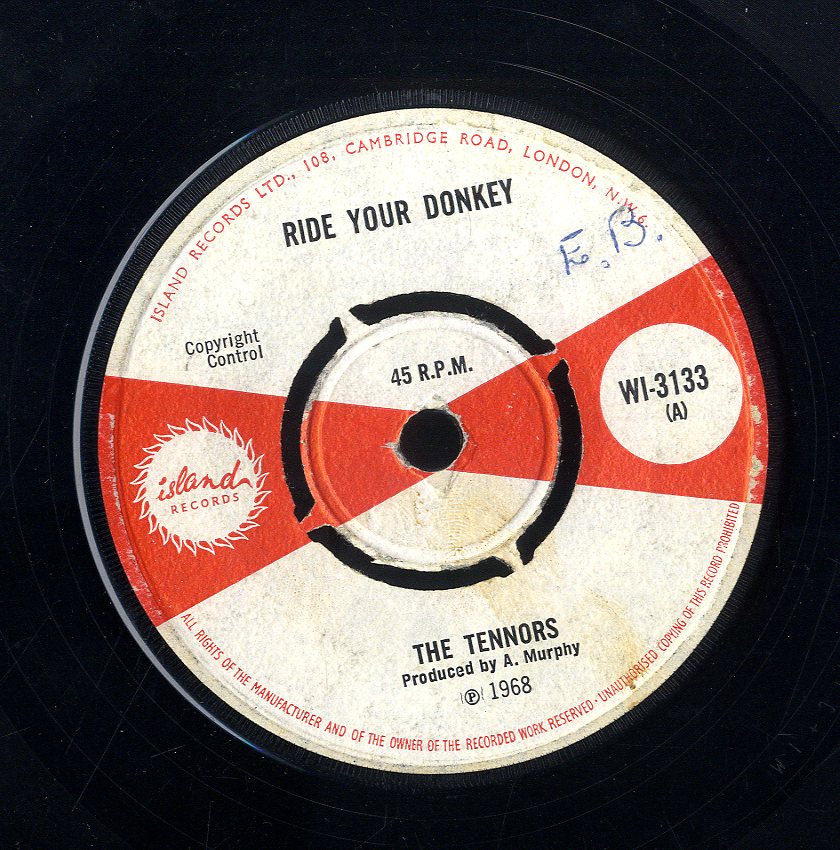 THE TENNORS [Ride Your Donkey / I've Got To Get You Off My Mind (Cleopatra)]