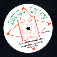 GLADSTONE ANDERSON / CHOSEN FEW [La La Means I Love You / Love Between A Boy & Girl ]