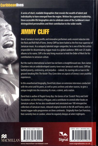 DAVID KATZ [Jimmy Cliff : An Unauthorised Biography]