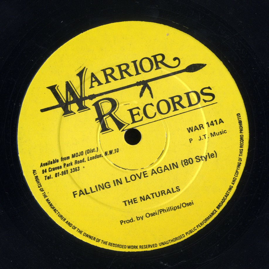 THE NATURALS / THE SADONIANS [Falling  In Love Again (80s Style) / The Day Will Come]