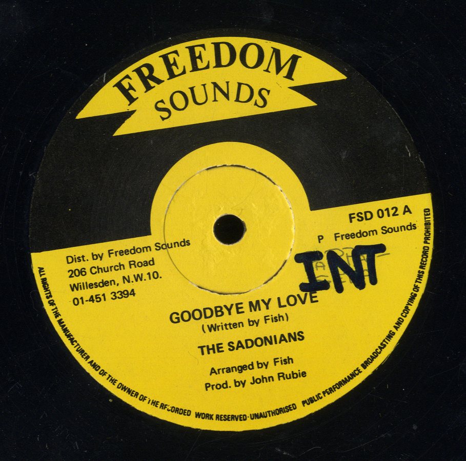 THE SADONIANS [Goodbye My Love ]