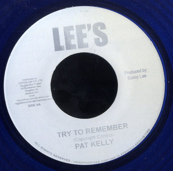 PAT KELLY [How Long / Try To Remember]