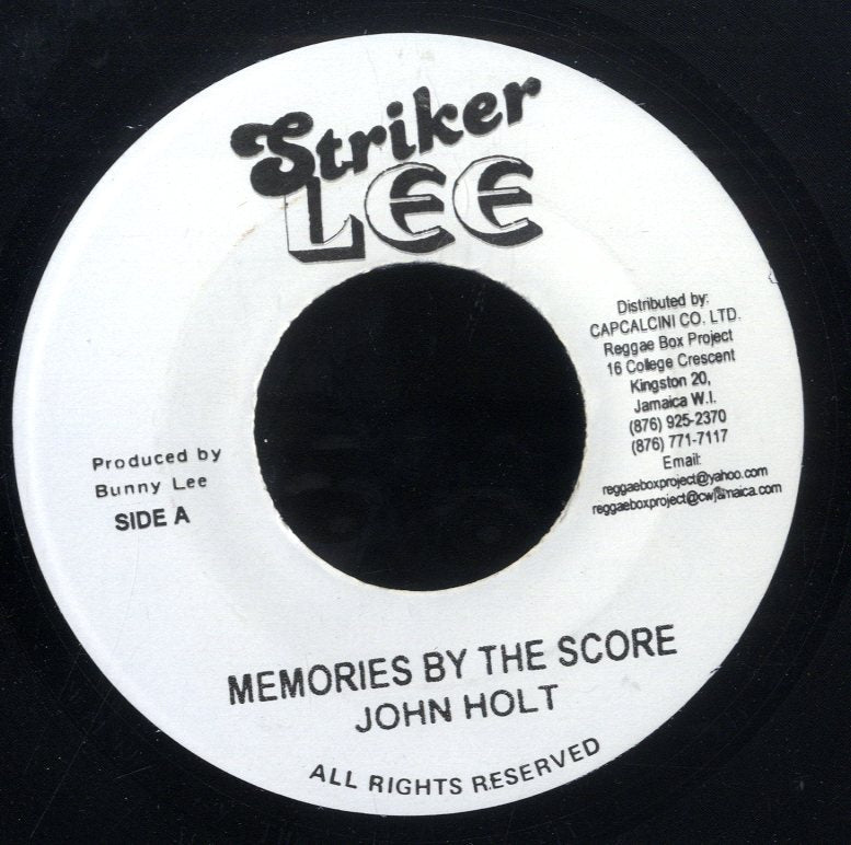 JOHN HOLT [Memories By The Score / You Are My Number One]