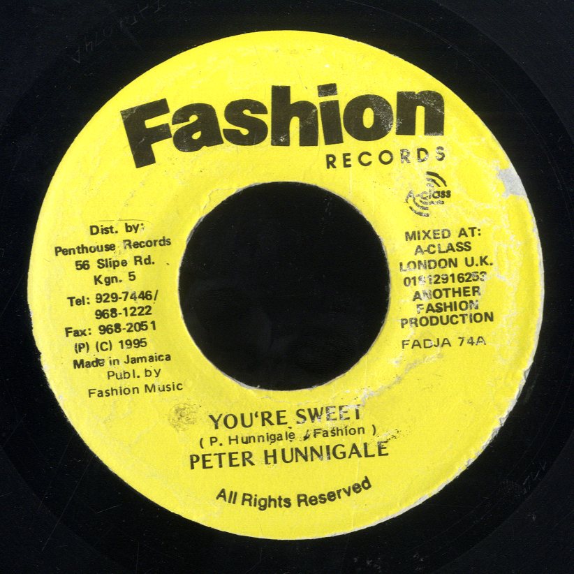 PETER HUNNIGALE [You're Sweet]