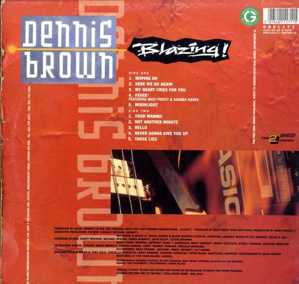 DENNIS BROWN [Blazing ! ]