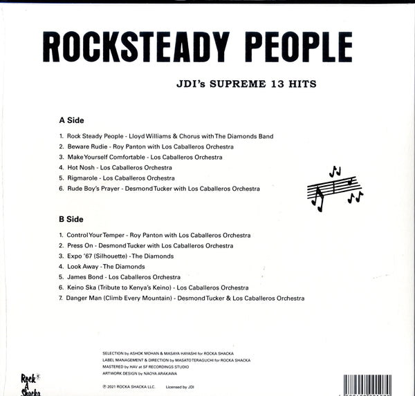 V.A. [Rocksteady People Jdi’s Supreme 13 Hits (Lp) ※ジャケット・ダメージ]