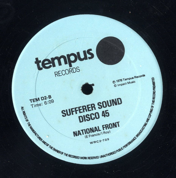 SUFFERER SOUND [I A Suffer / National Front ]