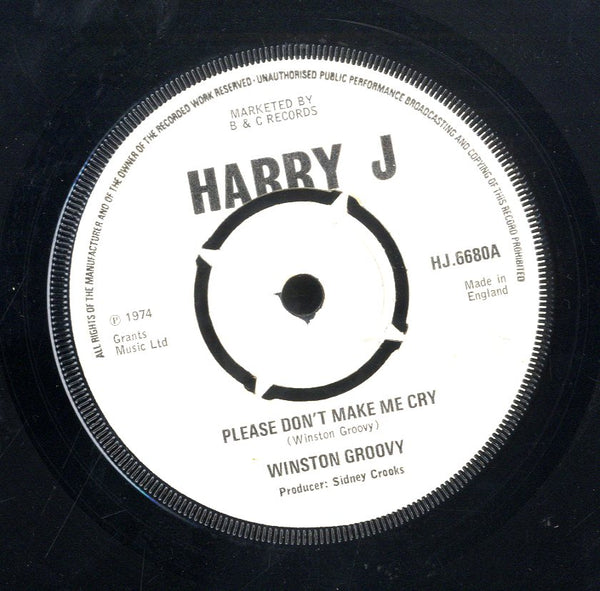 WINSTON GROOVY [Please Don't Make Me Cry / So Easy]