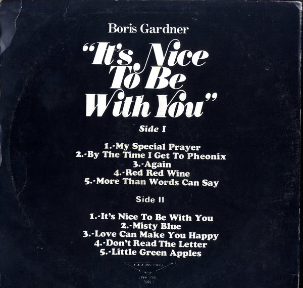 BORIS GARDINER [It's Nice To Be With You]