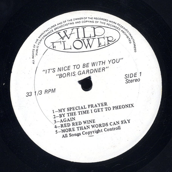 BORIS GARDINER [It's Nice To Be With You]