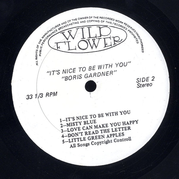 BORIS GARDINER [It's Nice To Be With You]