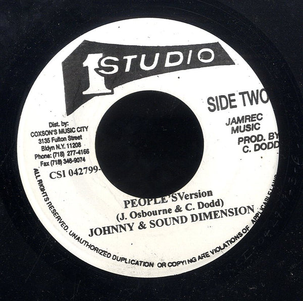 JOHNNY OSBOURNE / SOUND DIMENSION [People A Watch Me / Peoples Version]