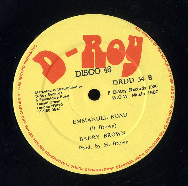 GEORGE KNOOKS / BARRY BROWN [I've Got Go / Emmanuel Road]