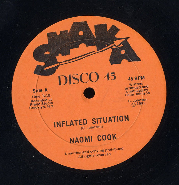 NAOMI COOK [Inflated Situation / Inflated Riddim]