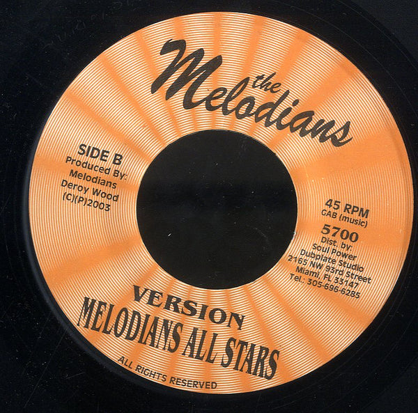 THE MELODIANS [Come Back Girl]
