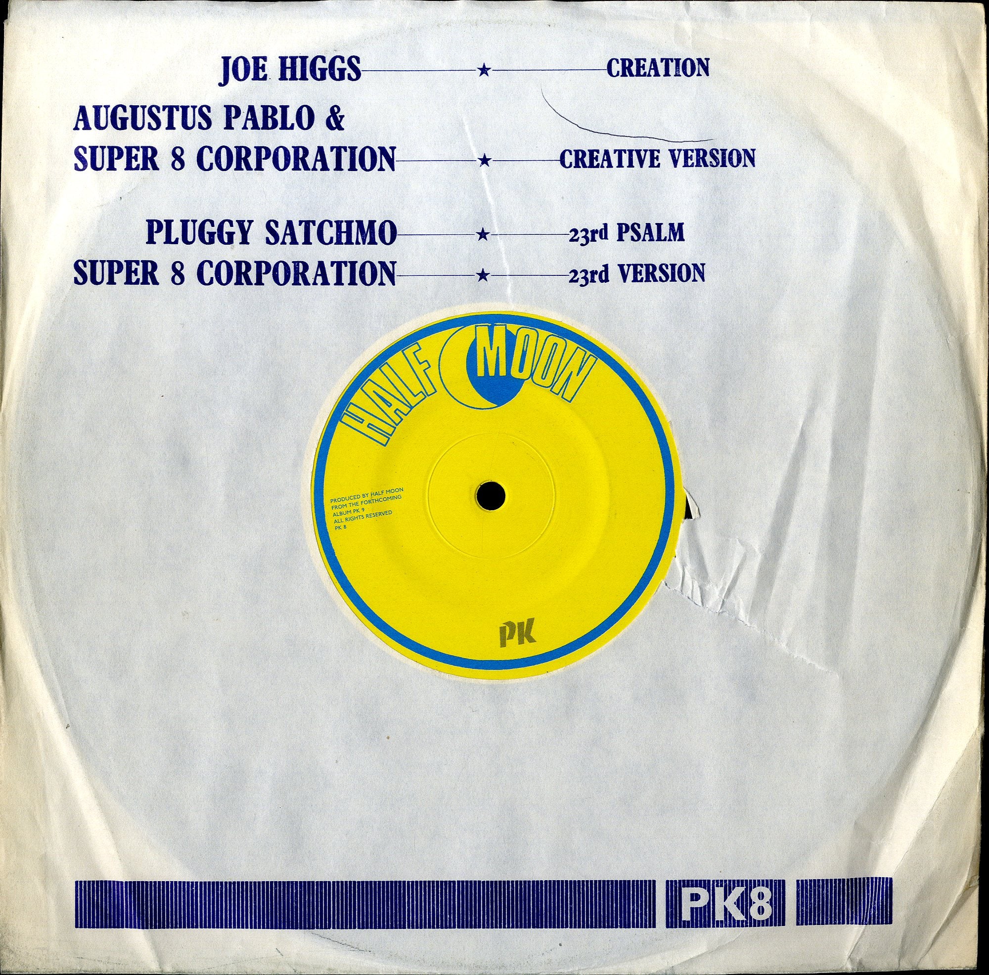 JOE HIGGS / AUGUSTUS PABLO & SUPER 8 CORPORATION / PLUGGY SATCHMO / SUPER 8 CORPORATION [Creation / Creation Version / 23rd Pslam / 23rd Version]
