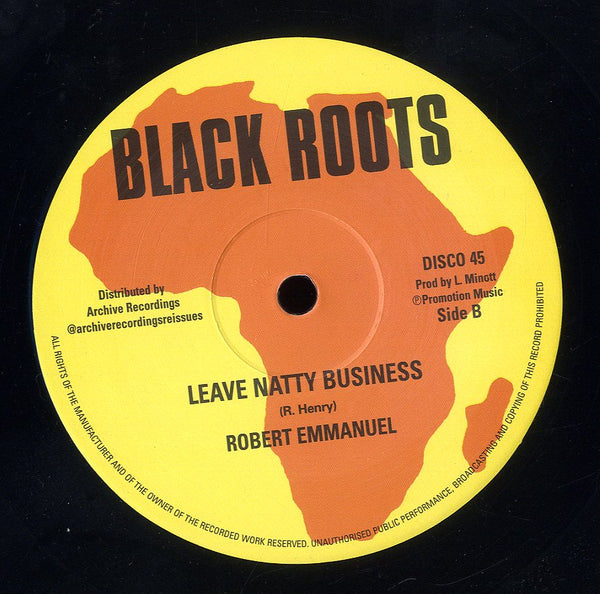 BARRINGTON LEVY & DARBAZ / ROBERT EMMANUEL [Jah Black / Leave Natty Business]