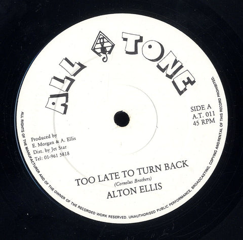 ALTON ELLIS  [Too Late To Turn Back / Mr. Ska Beana]