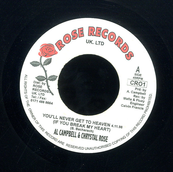 PETER HUNNIGALE & CRSTAL ROSE / AL CAMPBELL & CRSTAL ROSE [Do That To Me One More Time / You'll Never Get To Heaven (If You Break My Heart)]