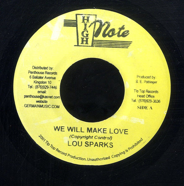 SONYA SPENCE / LOU SPARKS [Talk Love / We Will Make Love]