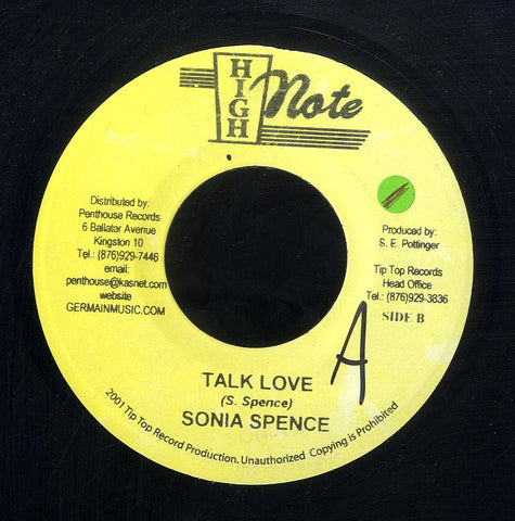 SONYA SPENCE / LOU SPARKS [Talk Love / We Will Make Love]