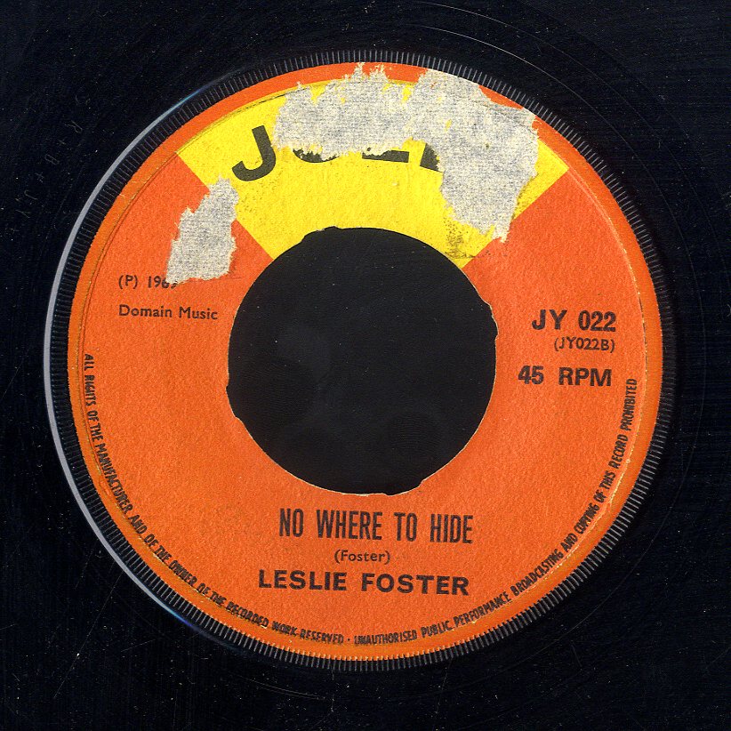 LESLIE FOSTER [No Where To Hide / Muriel ]