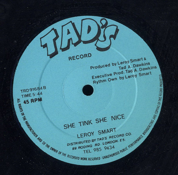 LEROY SMART [She Just A Draw Card]