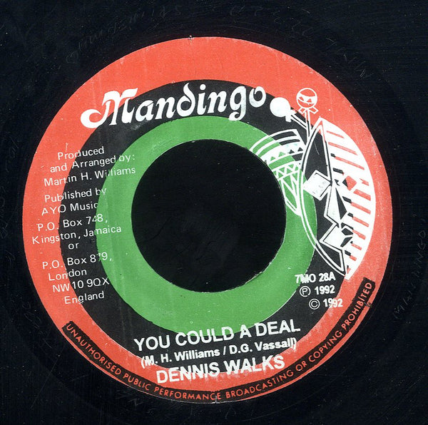BARRY BROWN / DENNIS WALKS [Rasta Man - Woman Of Dignity / You Could A Deal]