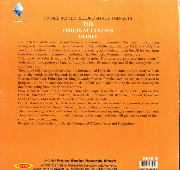 PRINCE BUSTER [The Original Golden Oldies Vol.2]