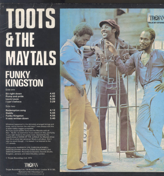 TOOTS & THE MAYTALS [Funky Kingston]