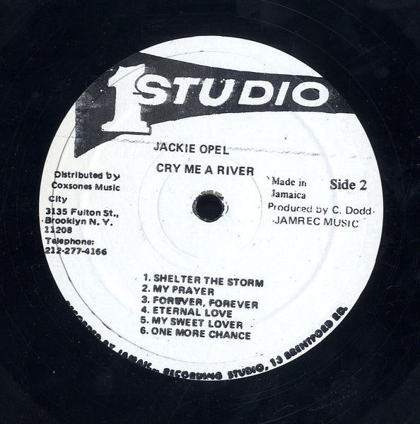 JACKIE OPEL [Cry Me A River]