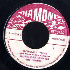 MR SOUL RUPIE EDWARDS  THE VIRTUES  [Exclusively Yours / Don't Make My Tear Drop Fall]