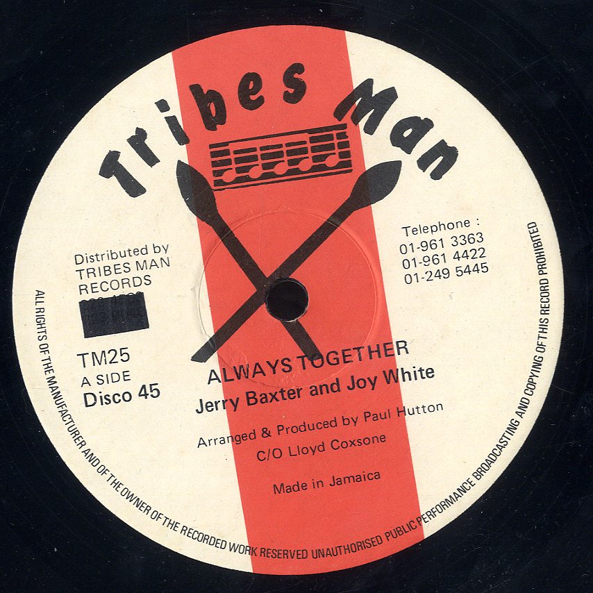 JERRY BAXTER AND JOY WHITE [Always Together / Dubbing To Sir Coxsone Sound]