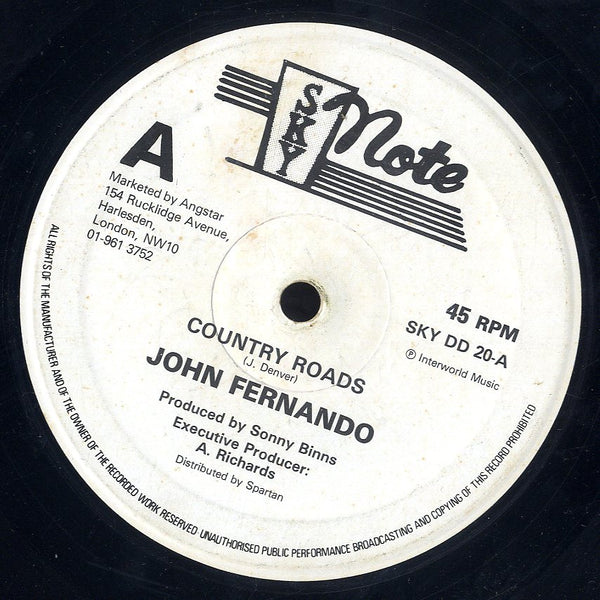 JOHN FERNANDO [Country Road/Wrapped Up In Your Arms ]