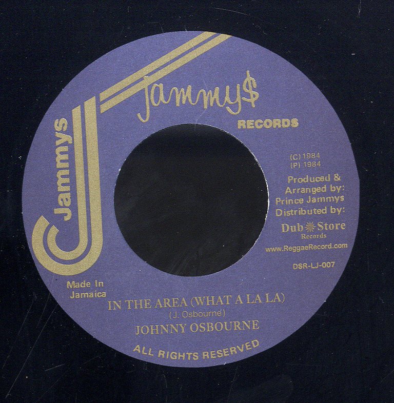 JOHNNY OSBOURNE [In The Area(What A Lala)]