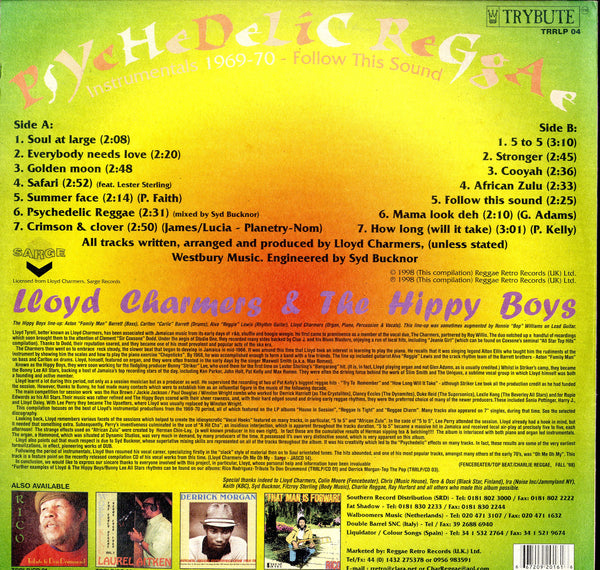 LLOYD CHARMERS & THE HIPPY BOYS [Psychedelic Reggae]