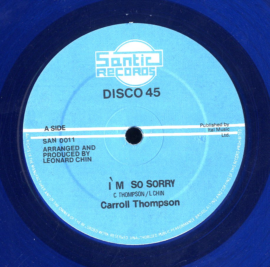 CARROLL THOMPSON [I'm So Sorry]