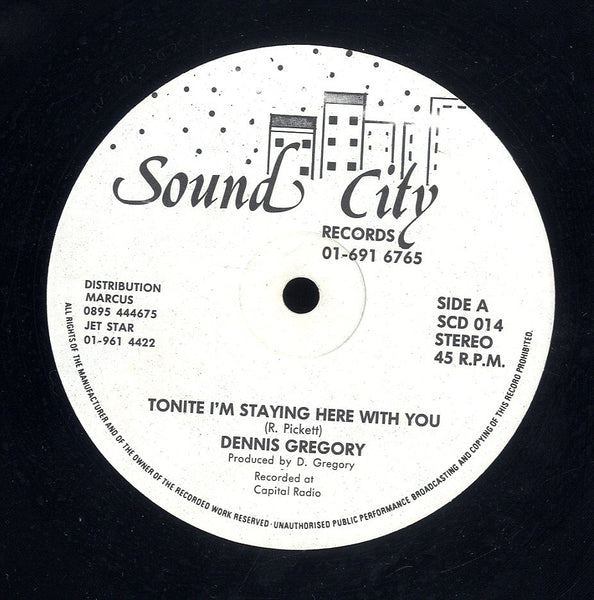 DENNIS GREGORY [Tonite I'm Staying Here With You / After Party]