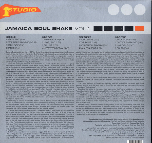 SOUND DIMENSION [Jamaica Soul Shake Vol . 1]