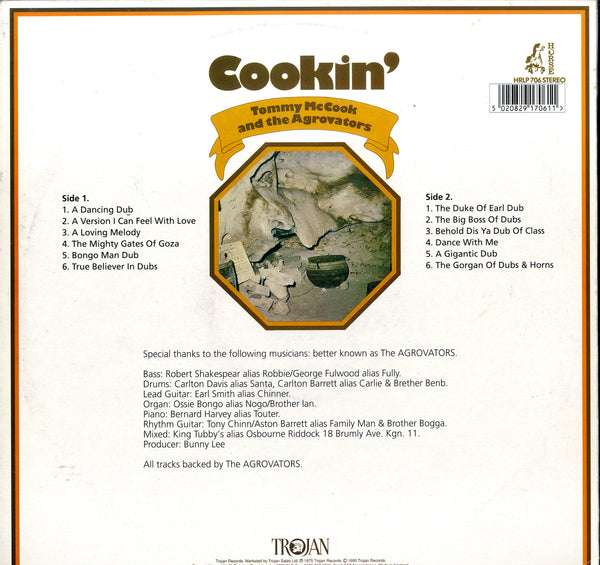 TOMMY MCCOOK & THE AGROVATORS [Cookin']