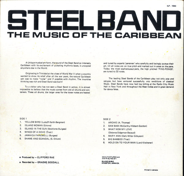WIRL STEEL BAND [The Music Of The Caribbean]