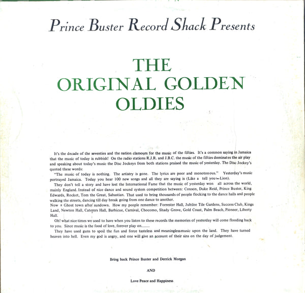 PRINCE BUSTER [The Original Golden Oldies Vol.1]