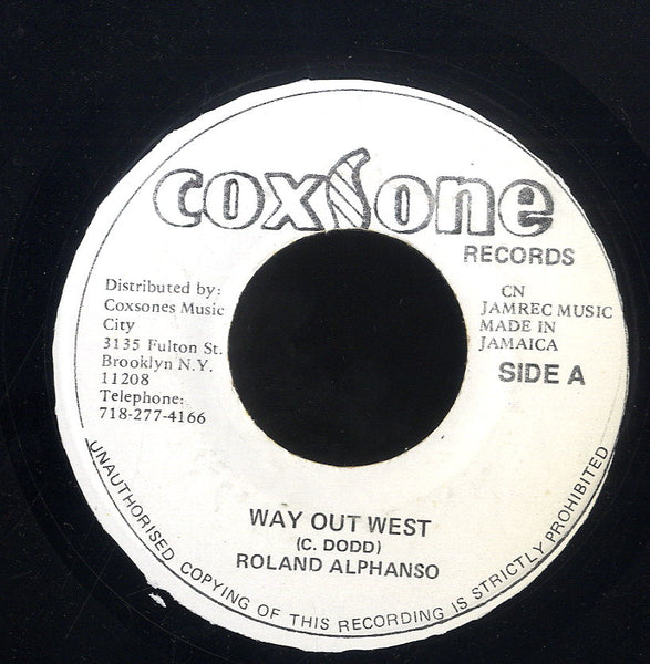 ROLAND ALPHONSO / THE SKATALITES [Way Out West / Junior's Jive]