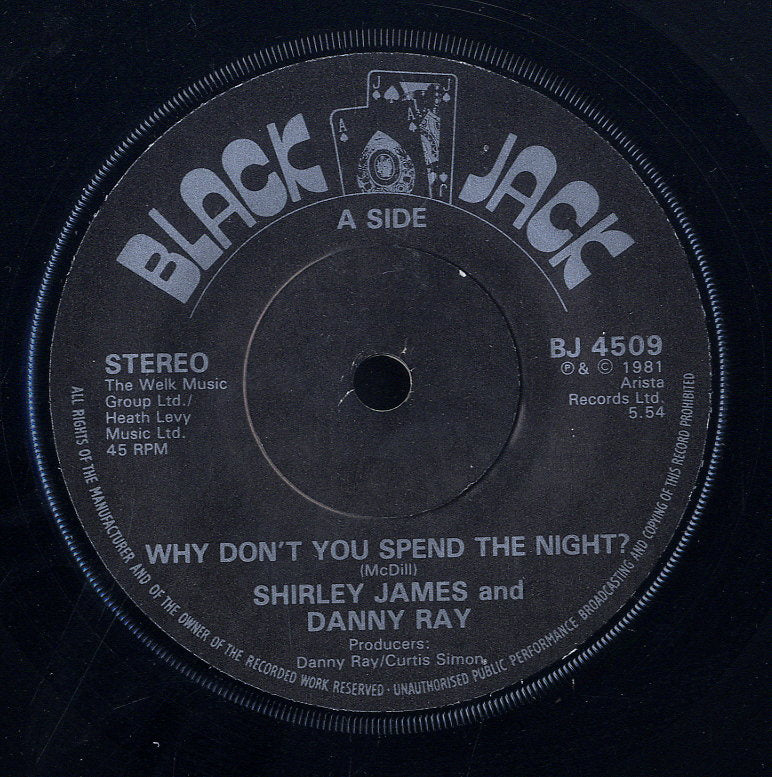 SHIRLEY JAMES & DANNY RAY [Why Don't You Spend The Night?]