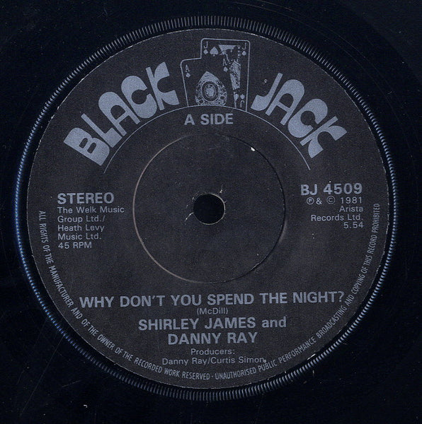 SHIRLEY JAMES & DANNY RAY [Why Don't You Spend The Night?]